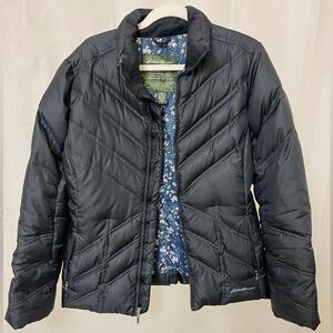 Eddie Bauer Premium Goose Down Jacket Black